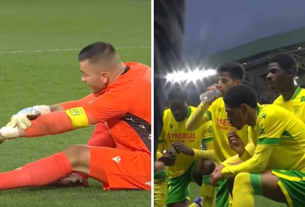 viral kiper fc nantes diduga pura pura cedera demi rekan setim bisa buka puasa